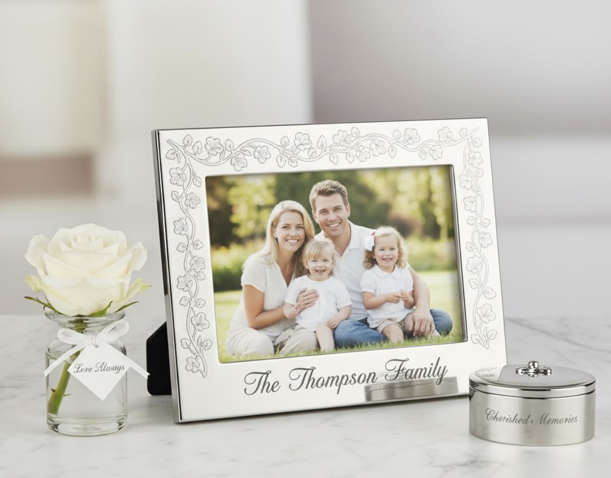 Personalized Photo Frame - Marble Display