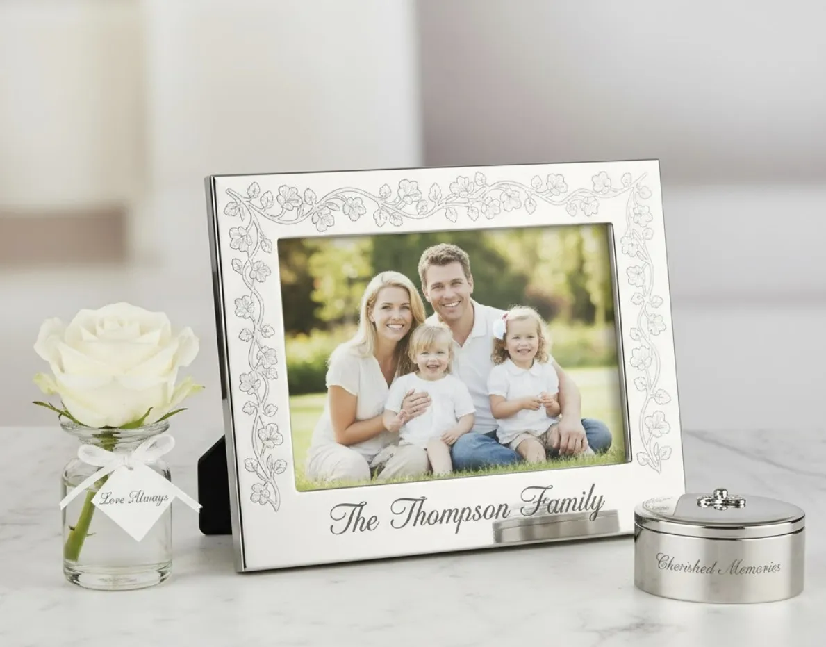 Personalized Photo Frame - Marble Display